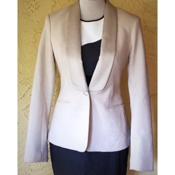 Scotch & Soda Jackets & Blazers - NWT Scotch & Soda cream wool and satin Tuxedo blazer